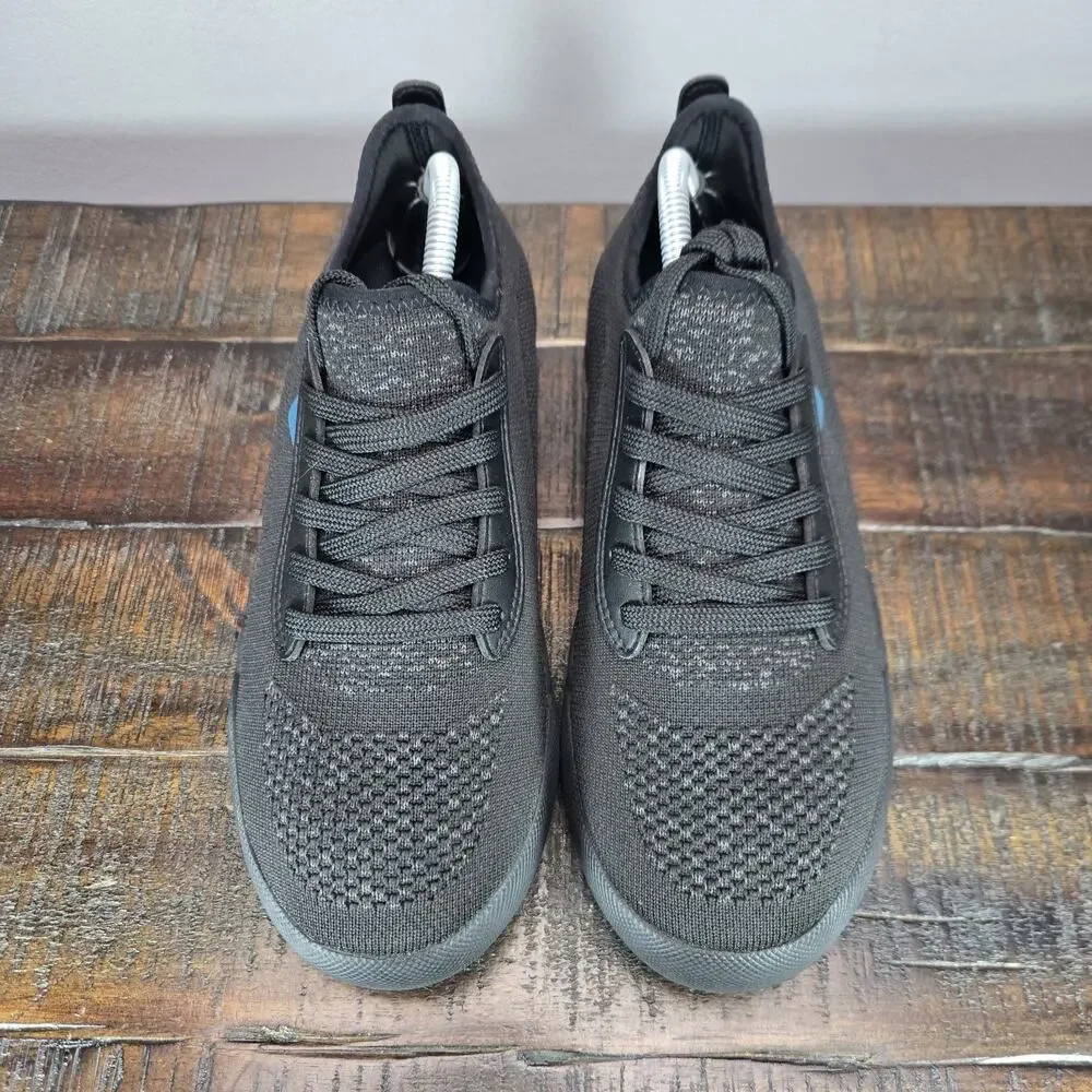 Vessi Weekend 1.5 Sneaker Womens Size 7 Waterproof Shoes Asphalt Black Black